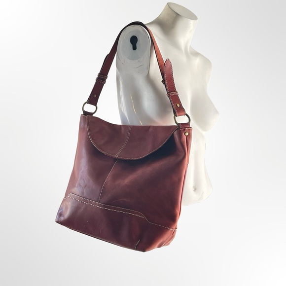 Born Handbags - BORN Elaina Hobo Flap Leather Bag